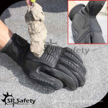 SRSAFETY 13G gestrickte Liner Nitril beschichtete Schnitt Arbeitshandschuhe hochschlagfeste Handschuhe